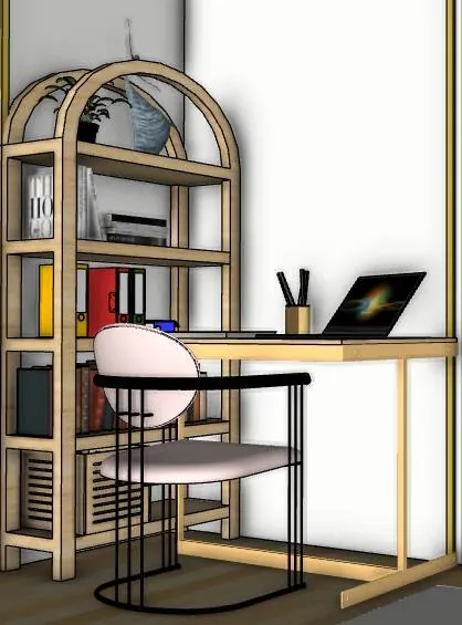Art Déco au naturel - Décoration et agencement d'une chambre